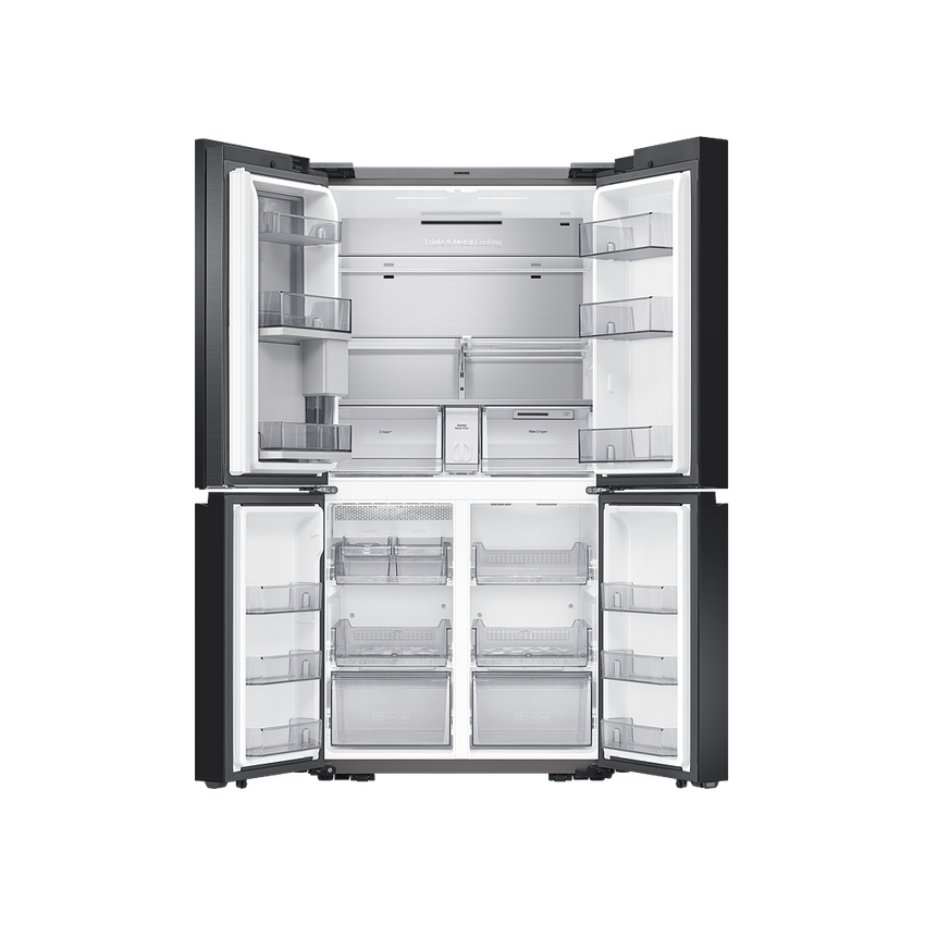 Samsung Bespoke 713L French Door Refrigerator With Customisable Design - White (Photo: 7)